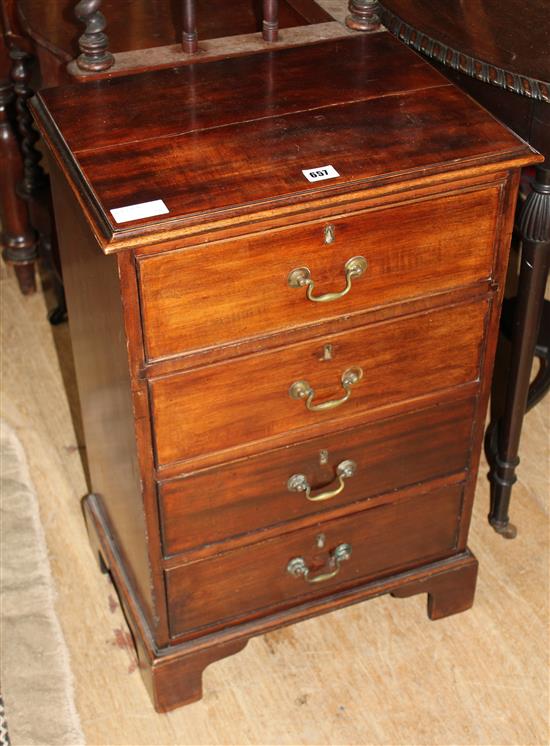 Small mahogany chest